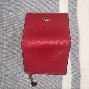 Coach snap wallet - Strawberry/ pink color